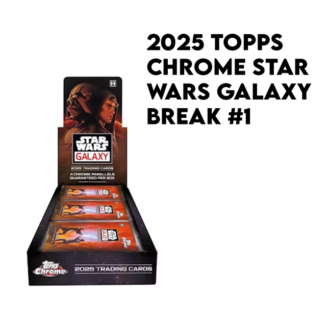 2025 Topps Chrome Star Wars Galaxy Break #1 - Random Serial Number